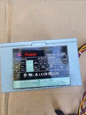 X Power PS-450W ATX Power Supply 450W - Untested As Is